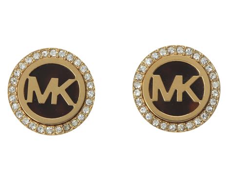 michael kors mk monogram stud earrings|Michael Kors earrings clearance.